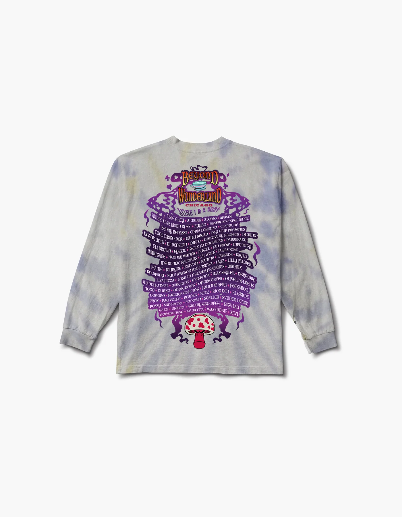 Beyond Wonderland Into the Garden 2024 Lineup Long Sleeve - Image 2