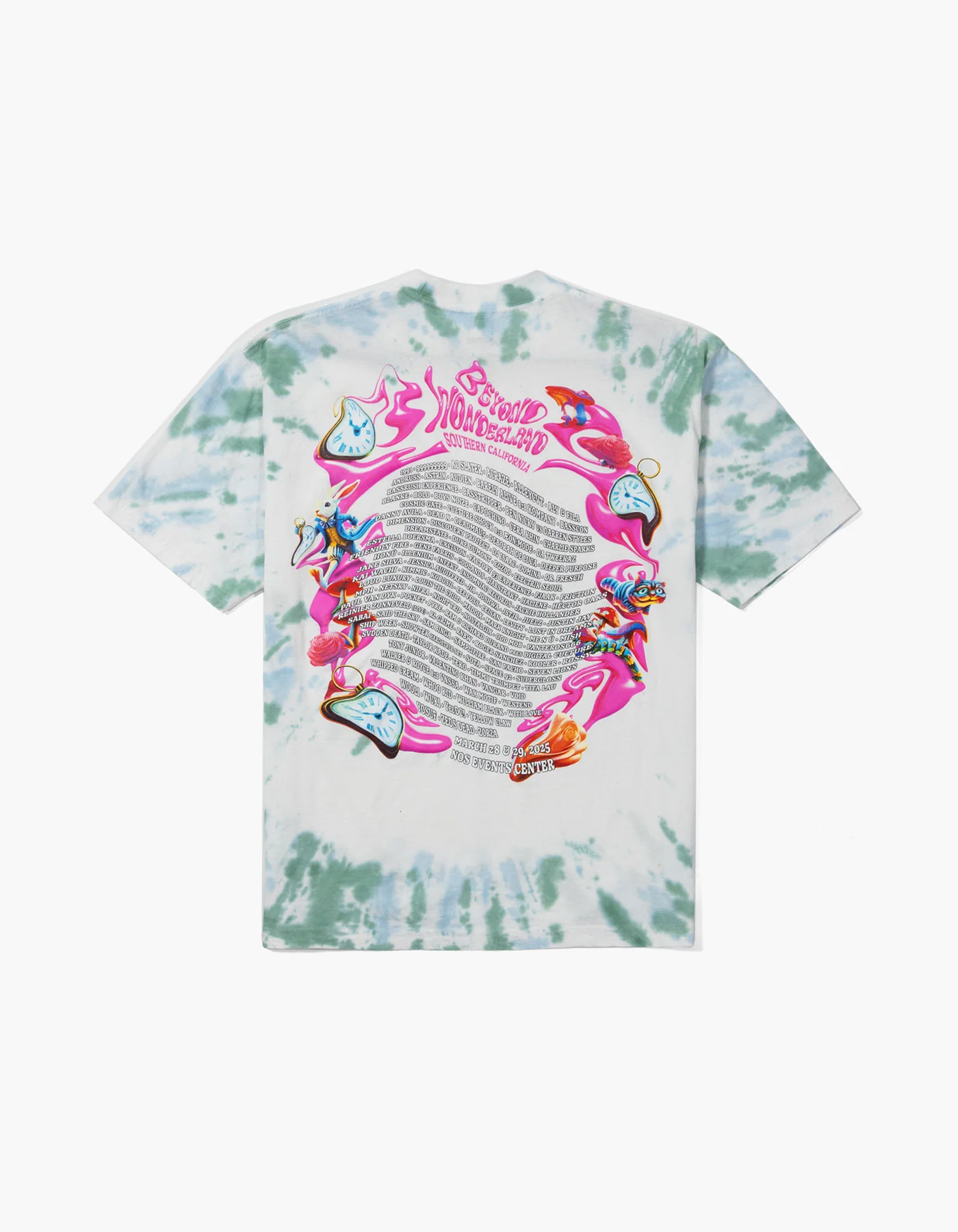 Beyond Wonderland Scenic Tie Dye 2025 Lineup Tee - Image 2