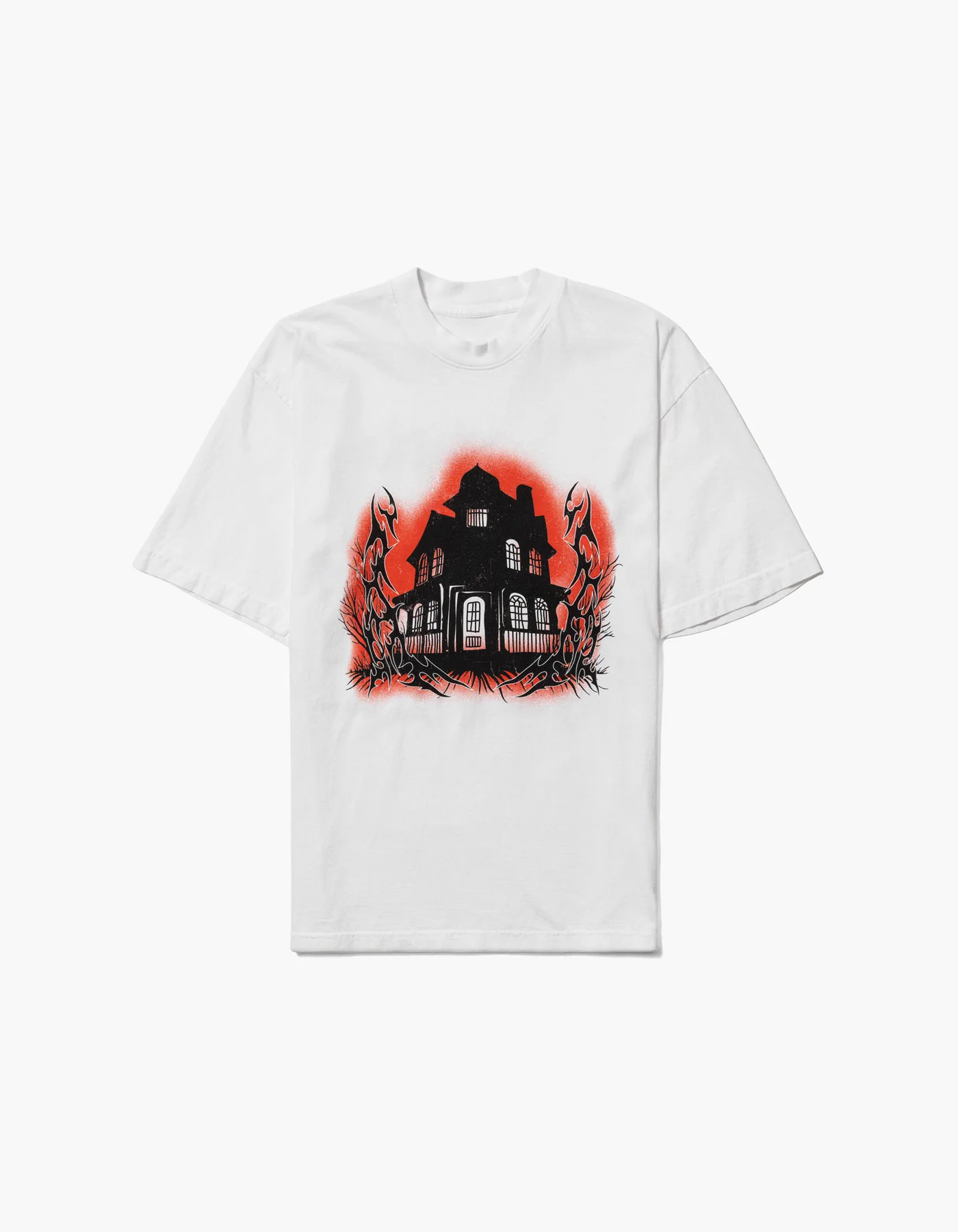 Boo Burning House Short Sleeve Tee