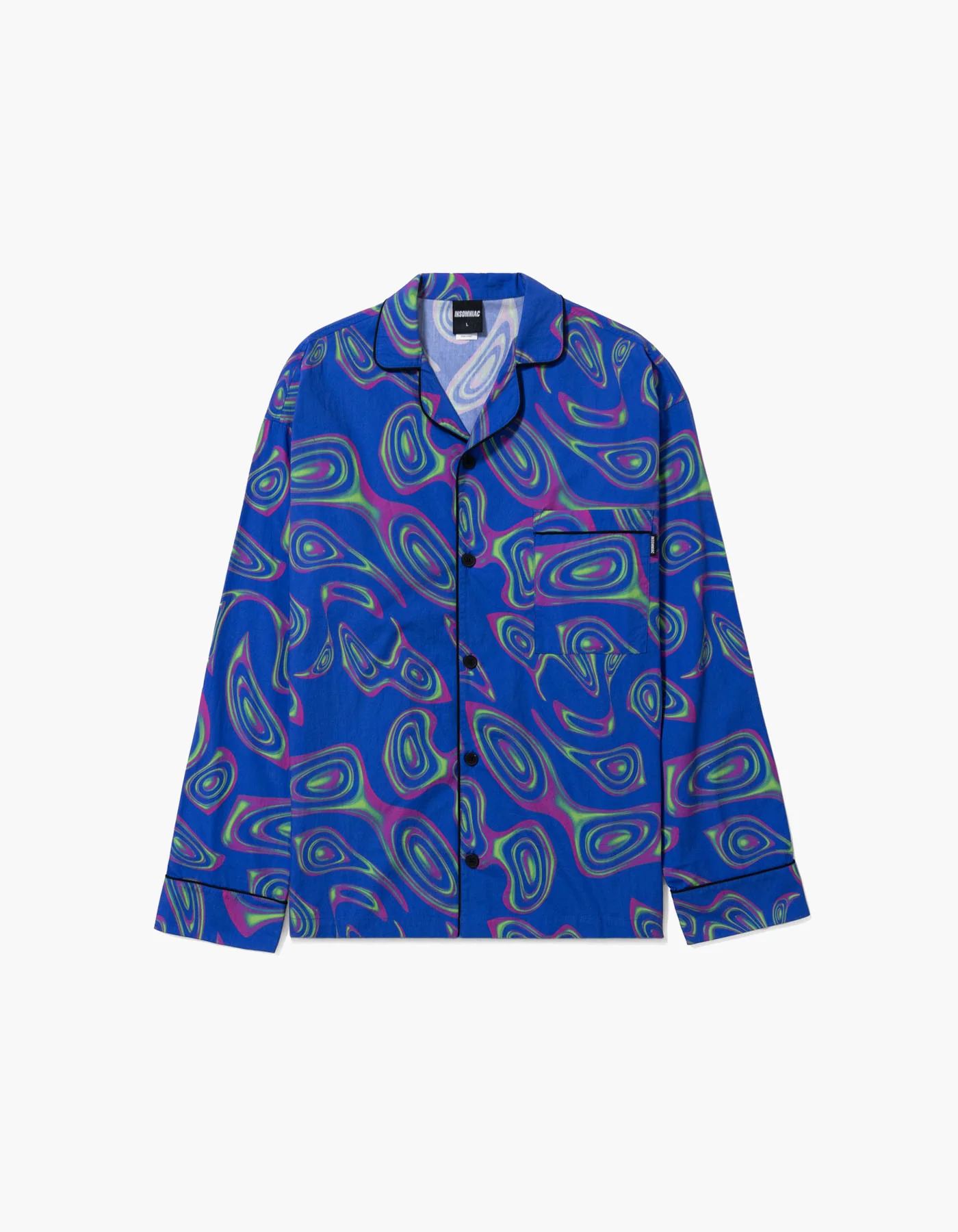 Chrome Warp Eye Pajama Top