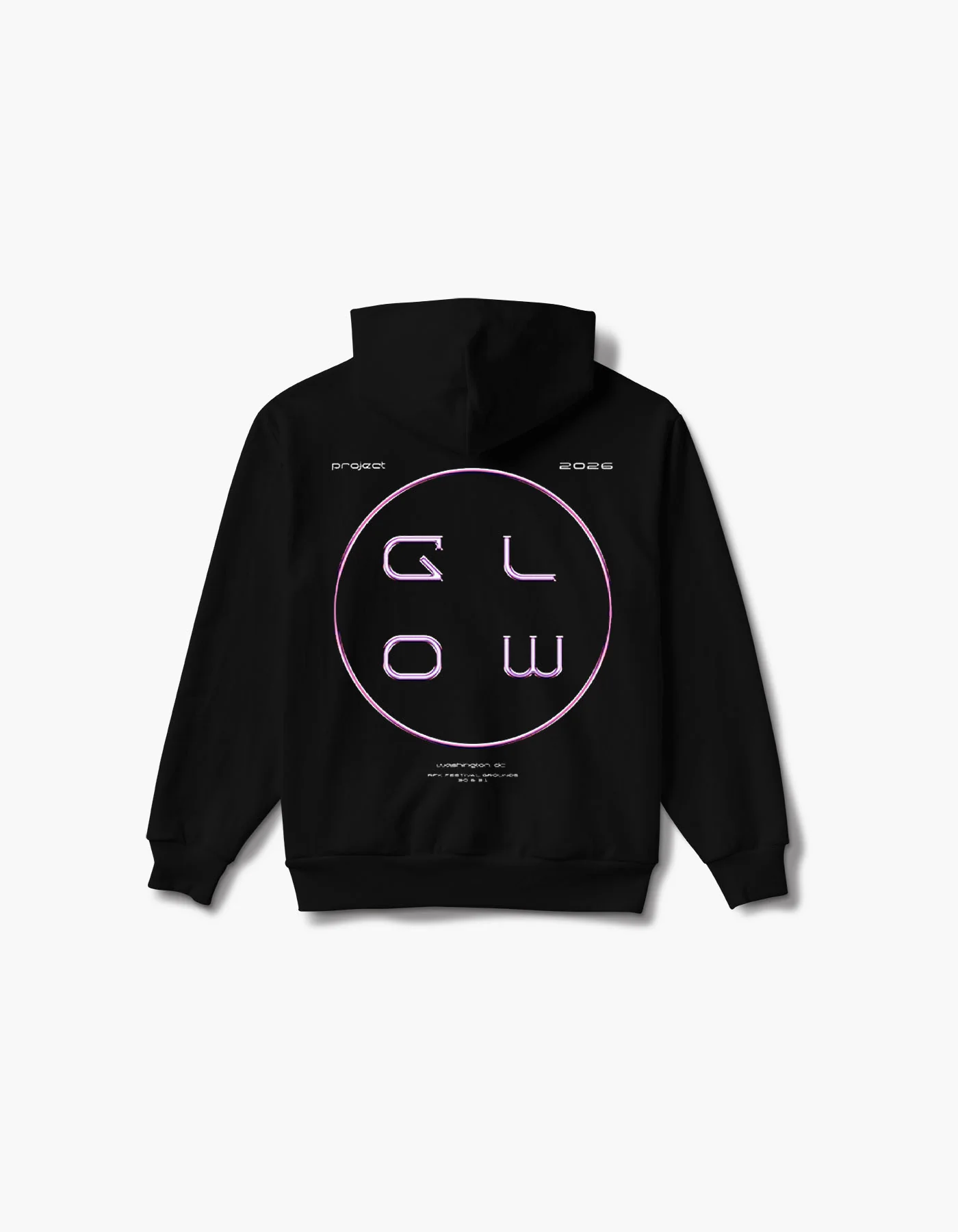 GLOW 2026 Chrome Zone Hoodie - Image 2