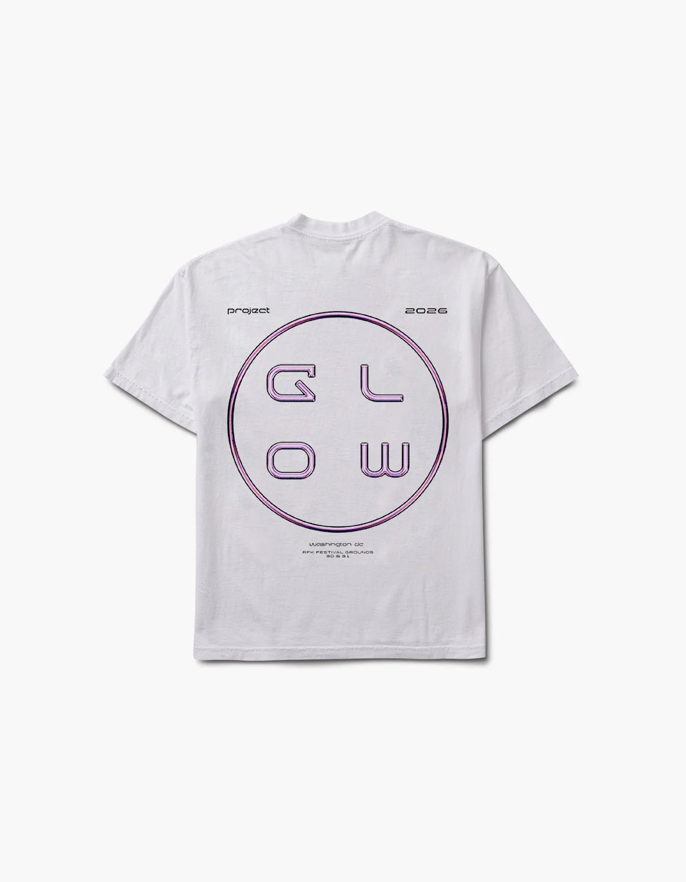 GLOW 2026 Chrome Zone Tee - Image 2