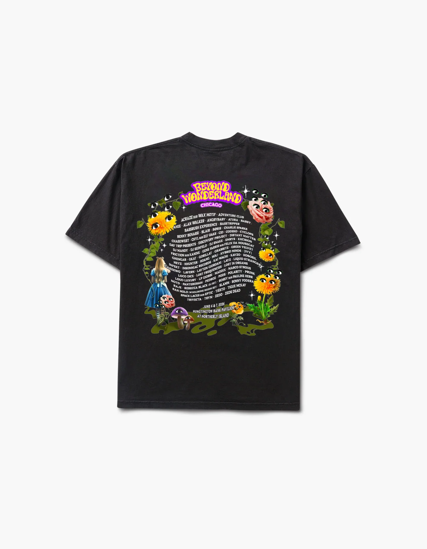 Curious Garden Chicago 2026 Lineup Tee - Image 2
