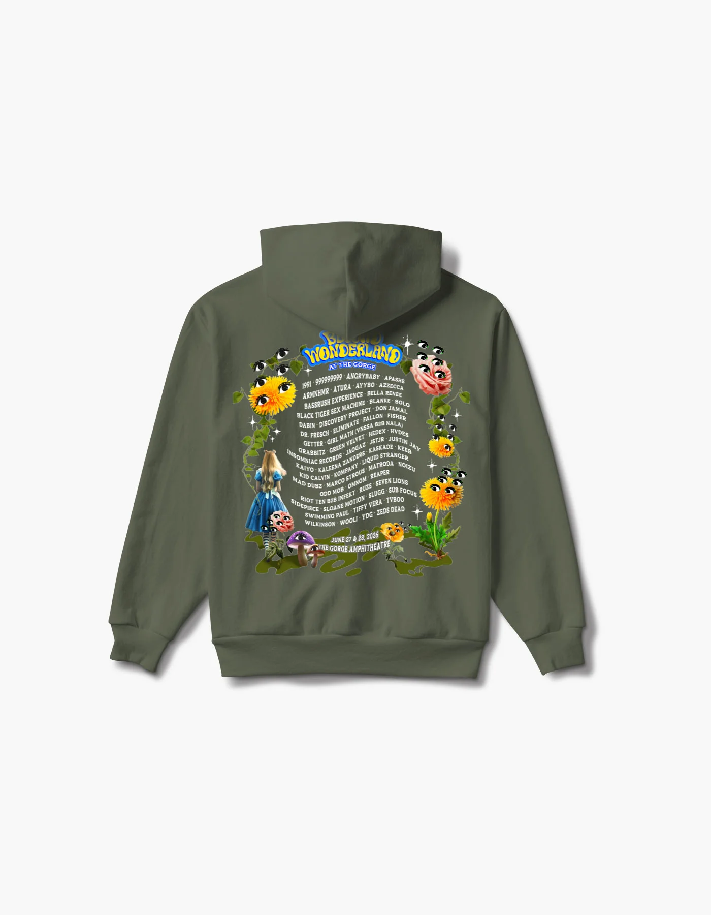 Beyond PNW Curious Garden 2026 Lineup Hoodie - Image 2