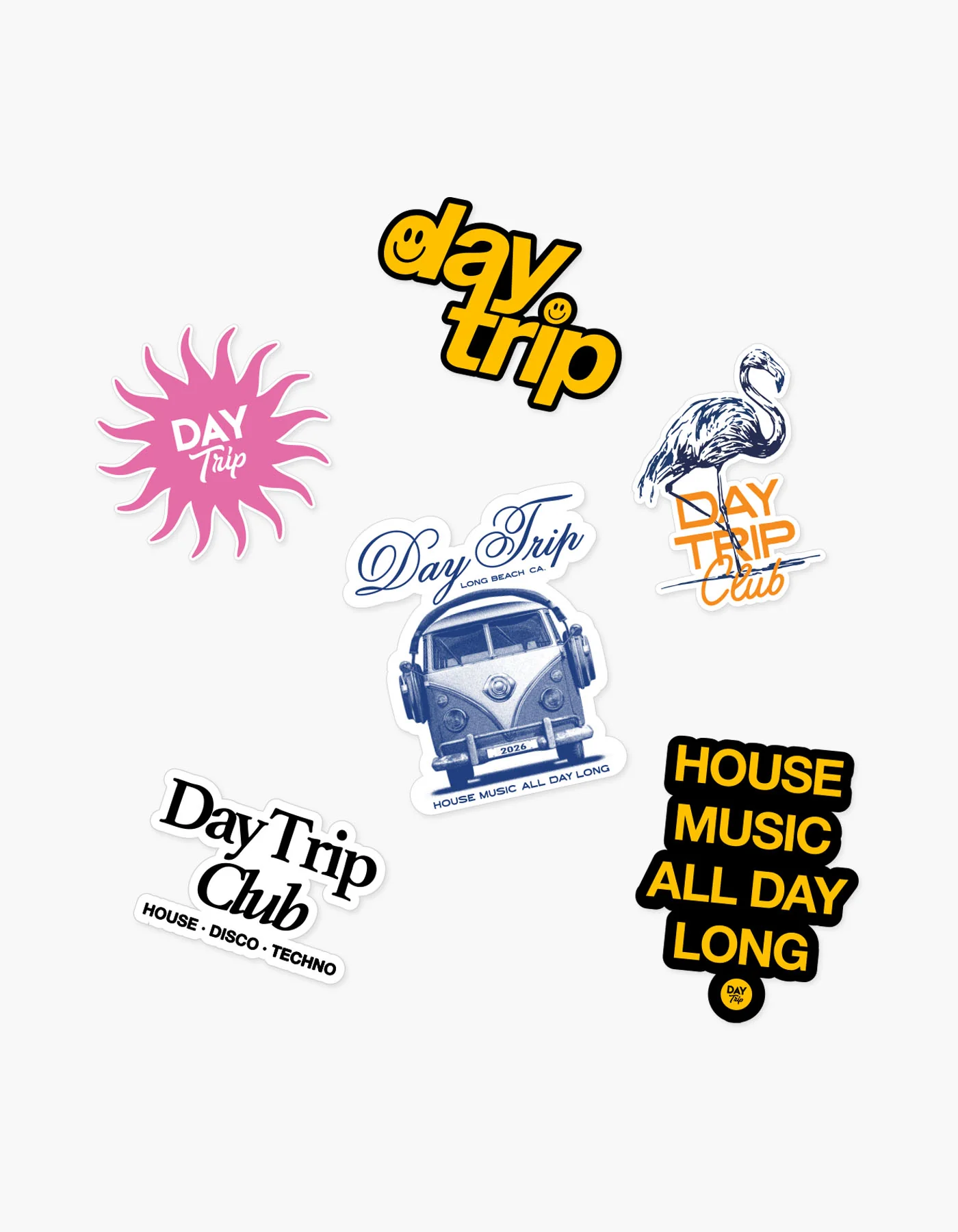 Day Trip 2026 Sticker Slap Pack - Image 2