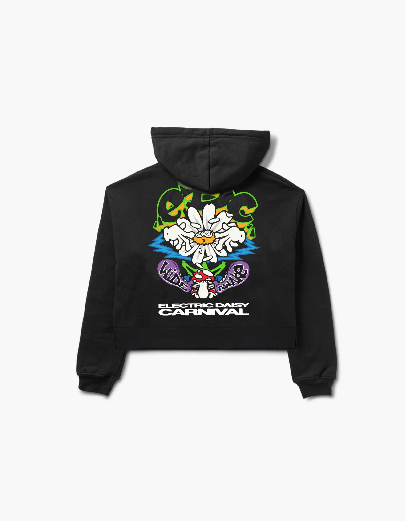 EDC 2026 Twisted Daisy Crop Hoodie - Image 2