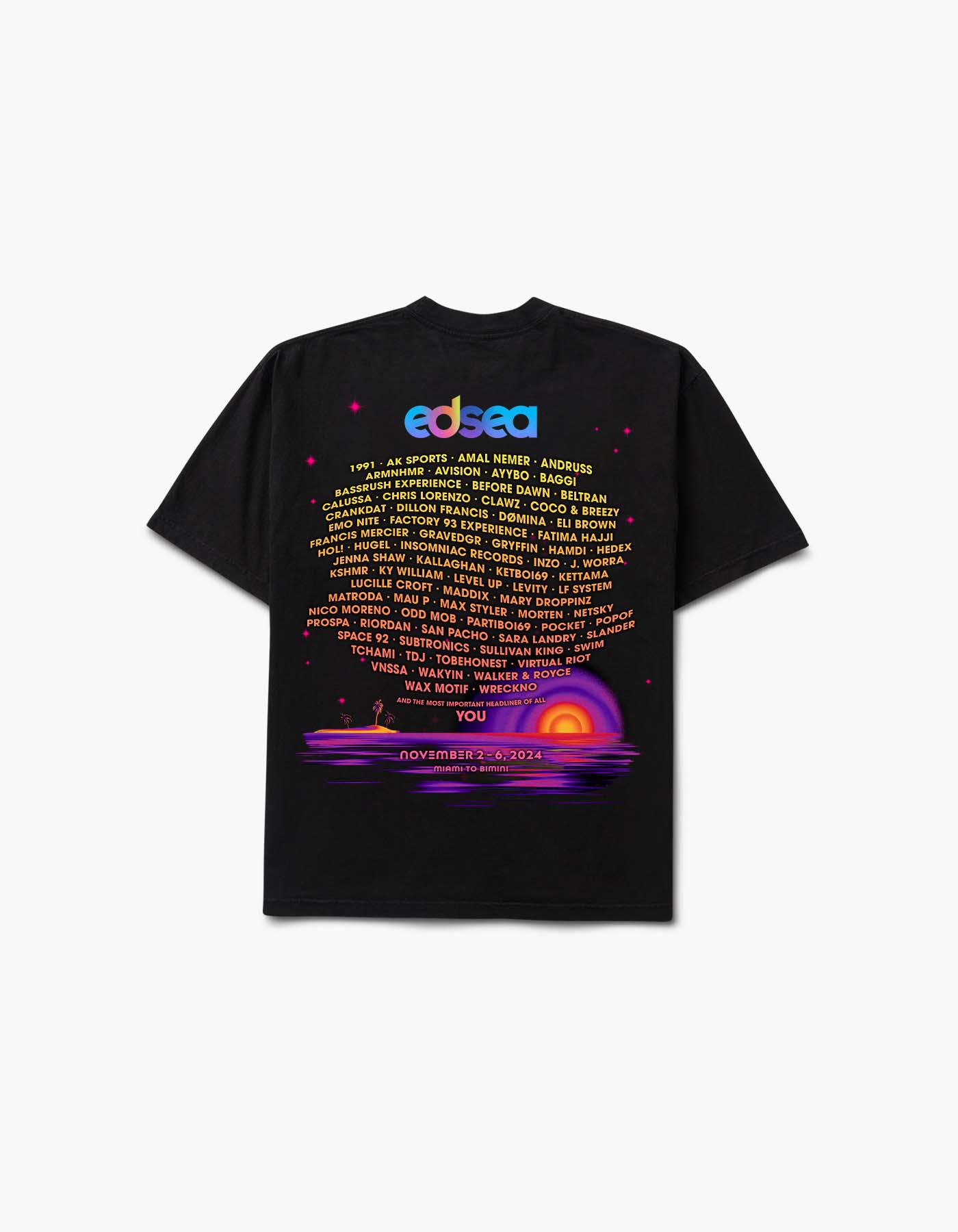 EDSea Seascape 2024 Lineup Short Sleeve Tee - Image 2
