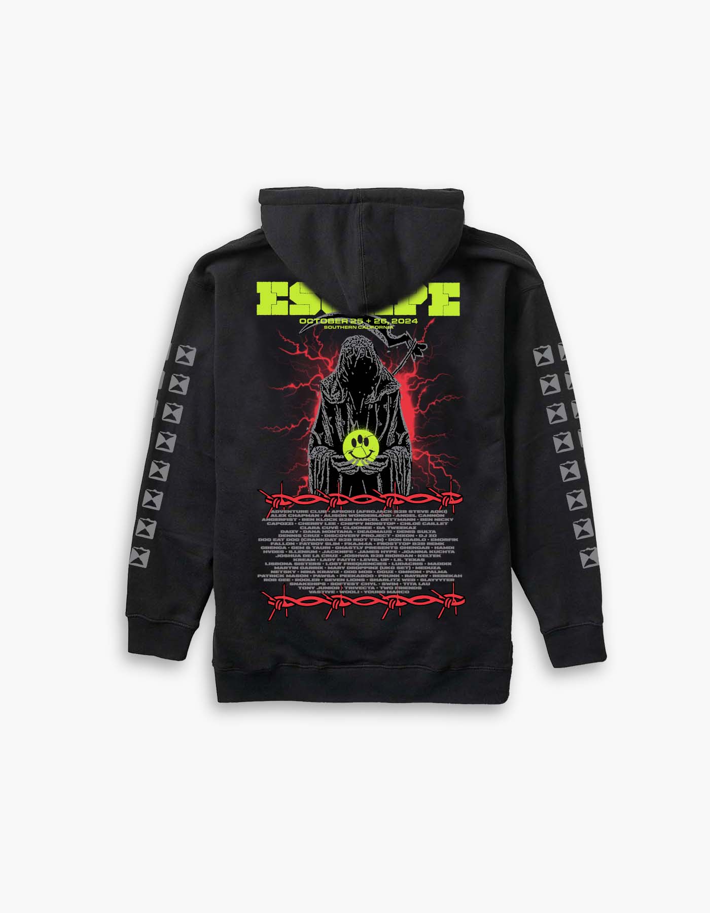 Escape Welcome 2024 Lineup Hoodie - Image 2