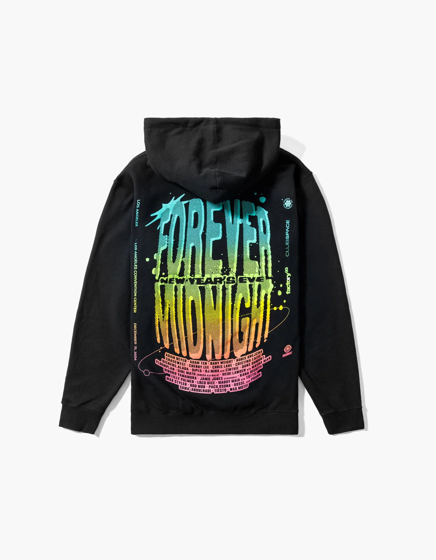 Forever Midnight LA 2024 Lineup Hoodie - Image 2
