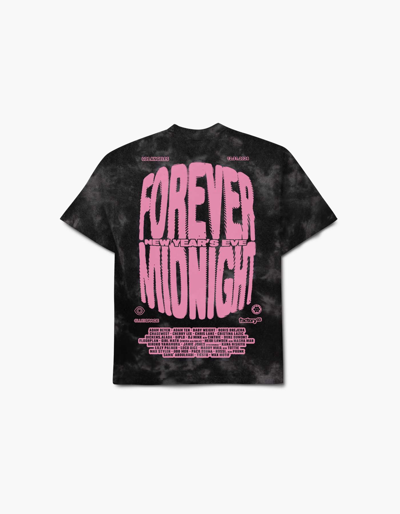 Forever Midnight LA 2024 Lineup Tee - Image 2