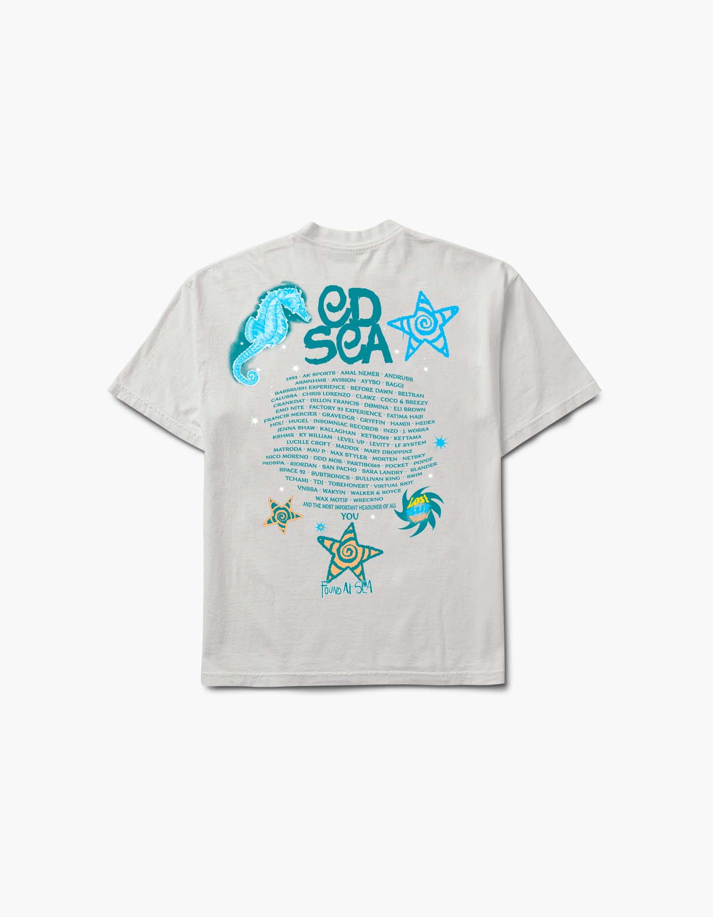 Found At Sea 2024 Lineup Short Sleeve Tee - Image 2