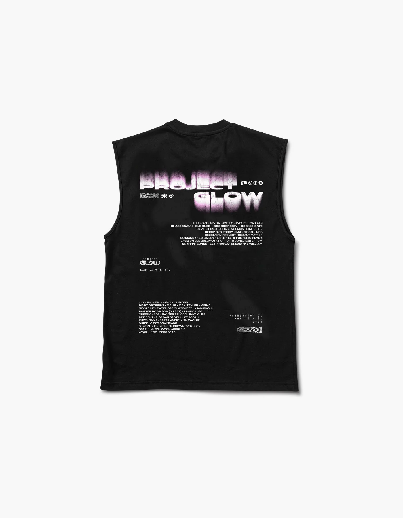 GLOW Defocused 2026 Lineup Muscle Tank - Image 2