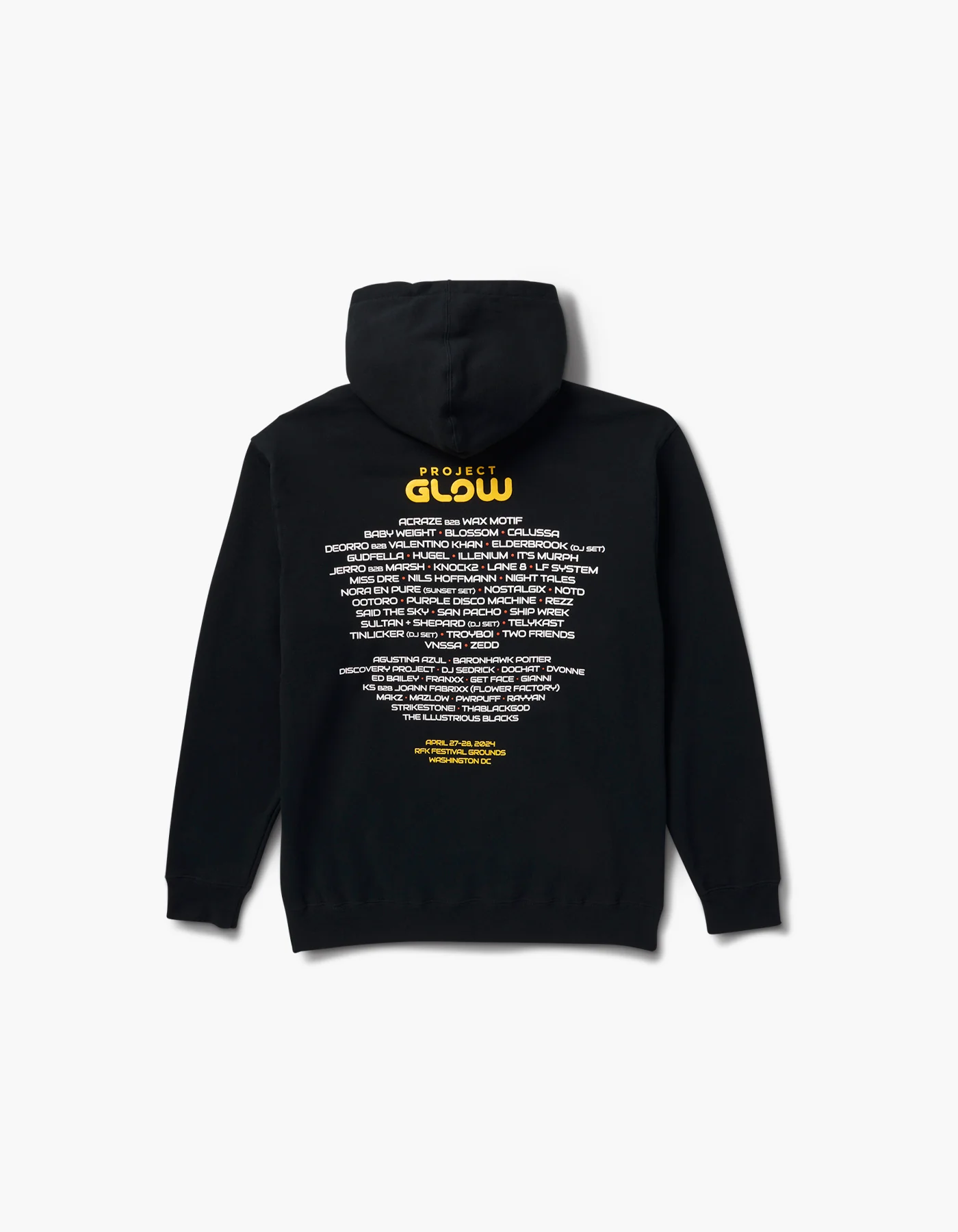 Glow 2024 Lineup Hoodie - Image 2