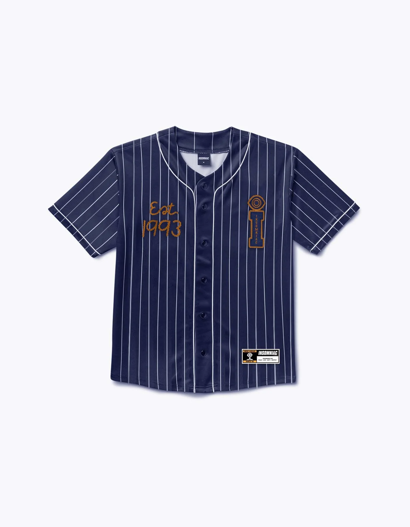 Insomniac Classic Pinstripe Baseball Jersey