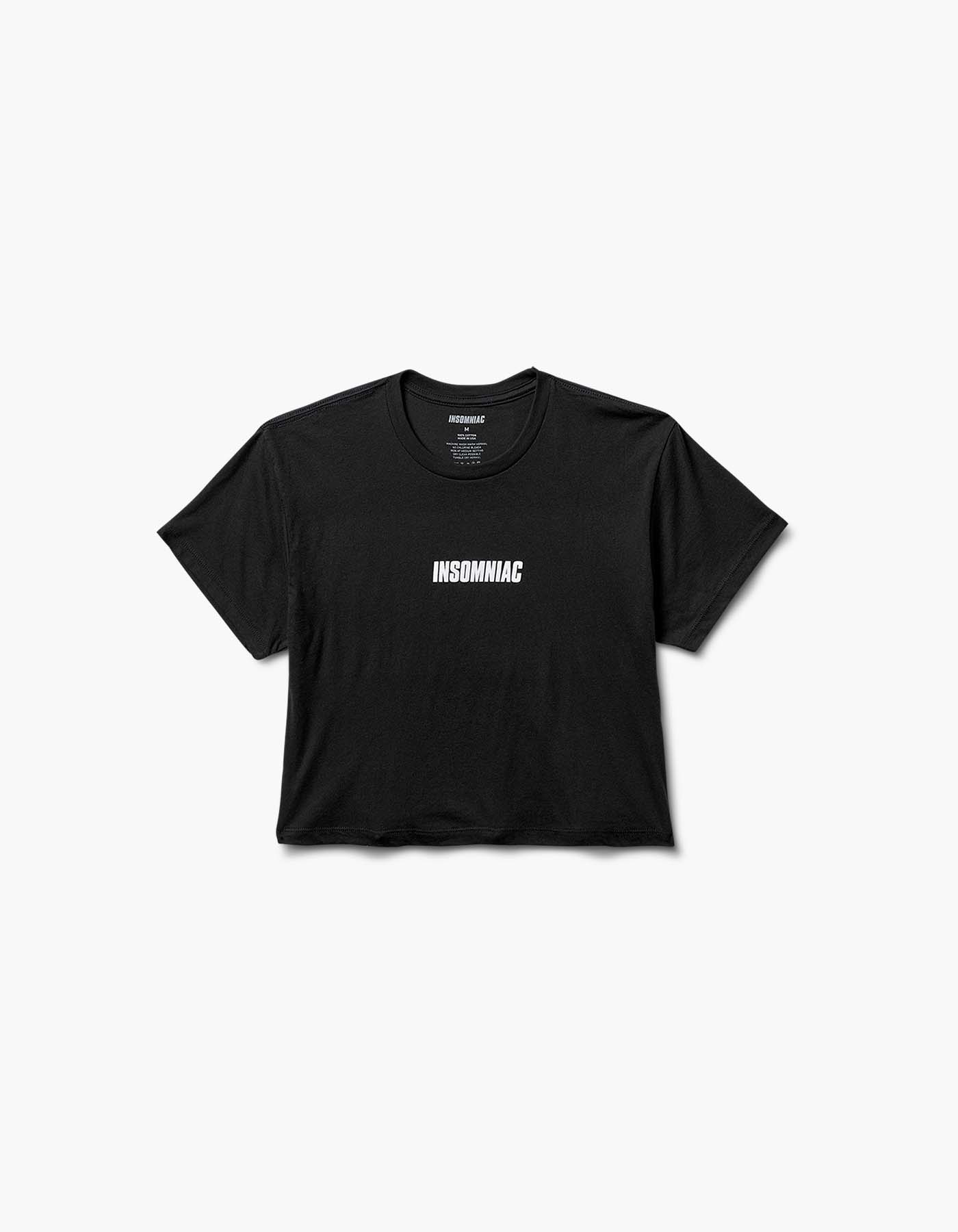 Insomniac Crop Short Sleeve Tee