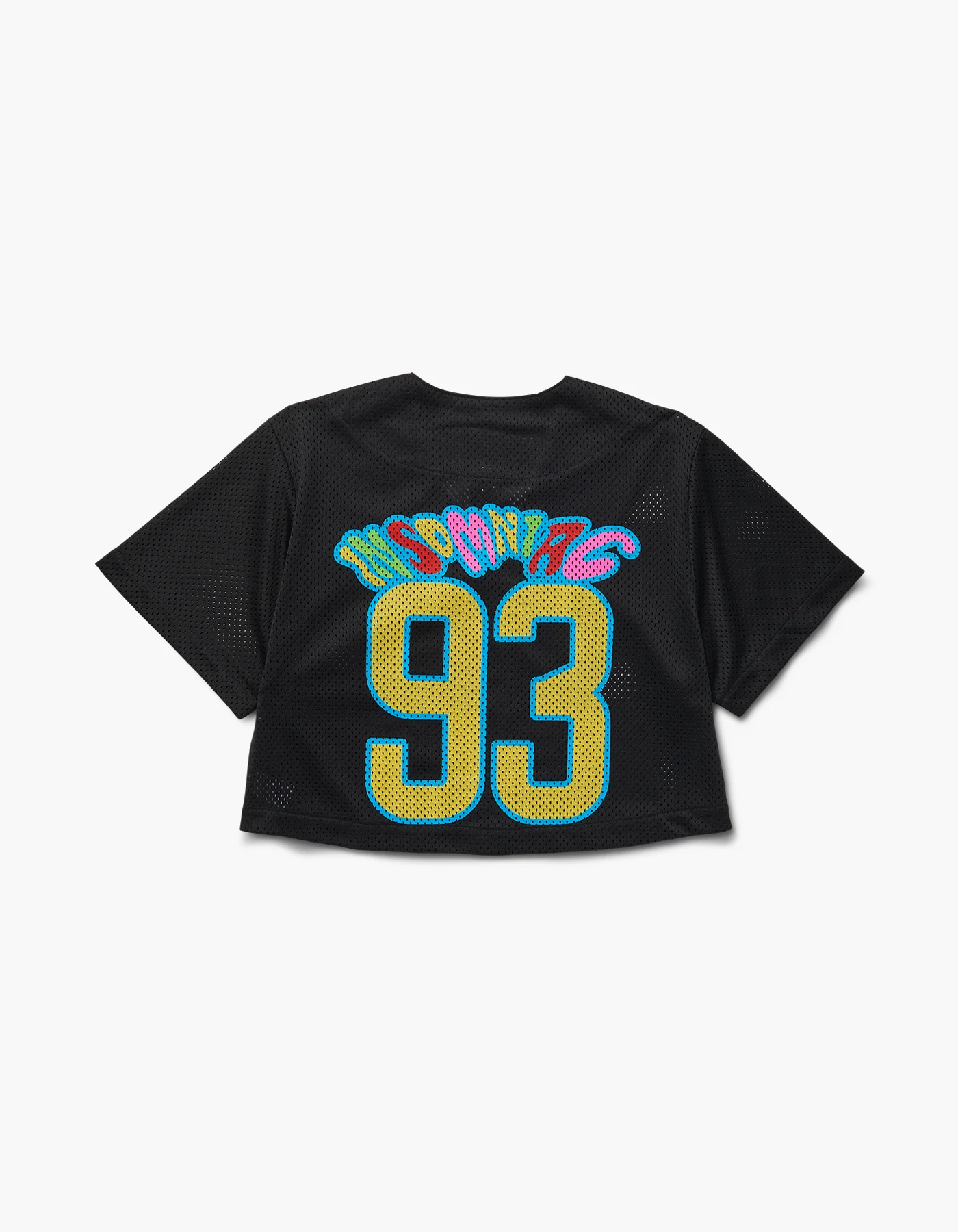Insomniac Smiles Melt Mesh Crop Baseball Jersey - Image 2