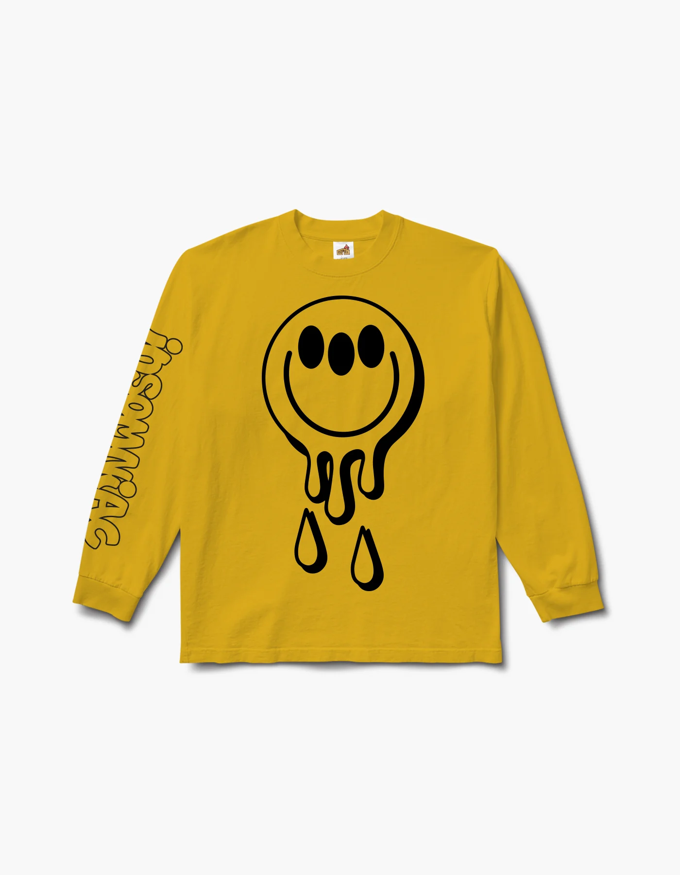 Melted Smiley Long Sleeve Tee