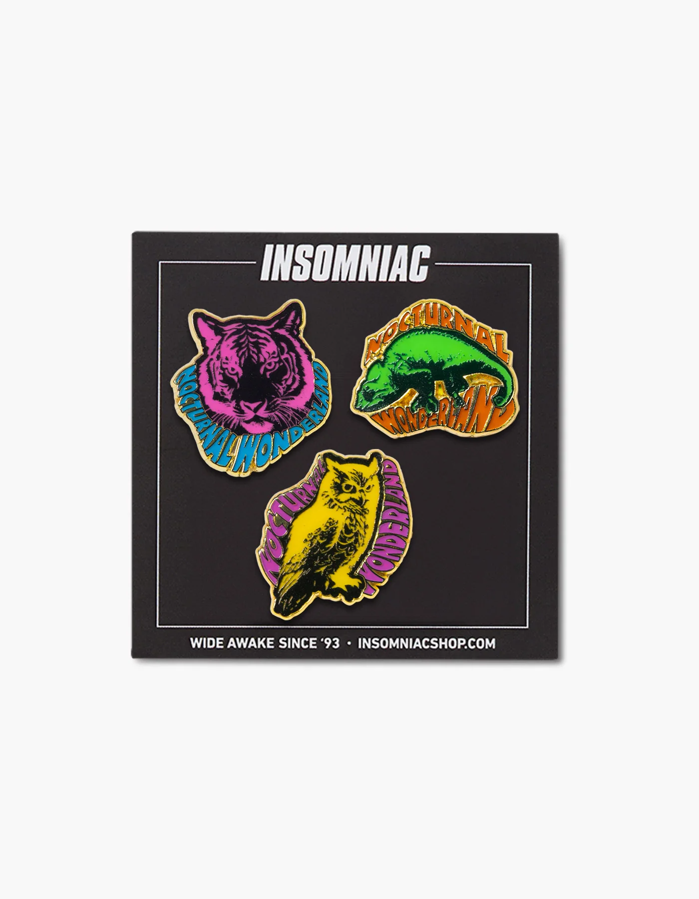 Nocturnal Night Glow Pin Set