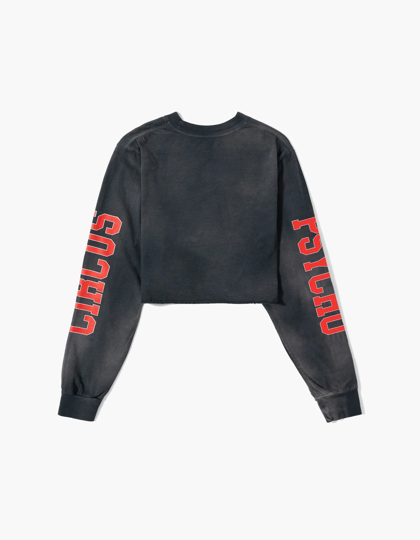 Psycho Collegiate Tie Dye Crop Long Sleeve Tee - Image 2
