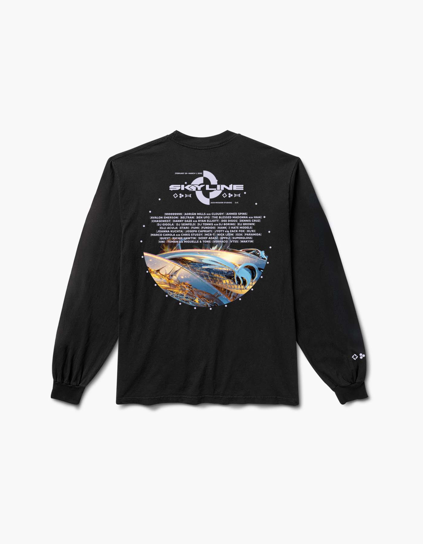 Skyline 2026 Lineup Long Sleeve Tee - Image 2