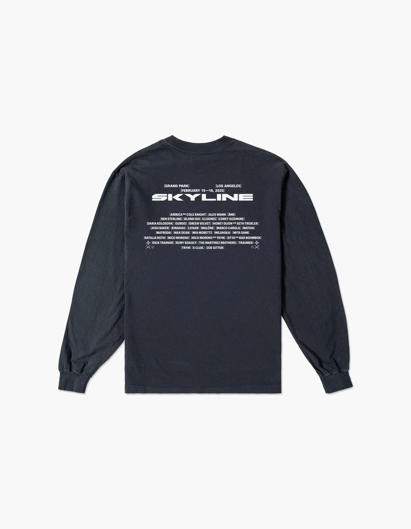 Skyline Icons 2025 Lineup Long Sleeve Tee - Image 2