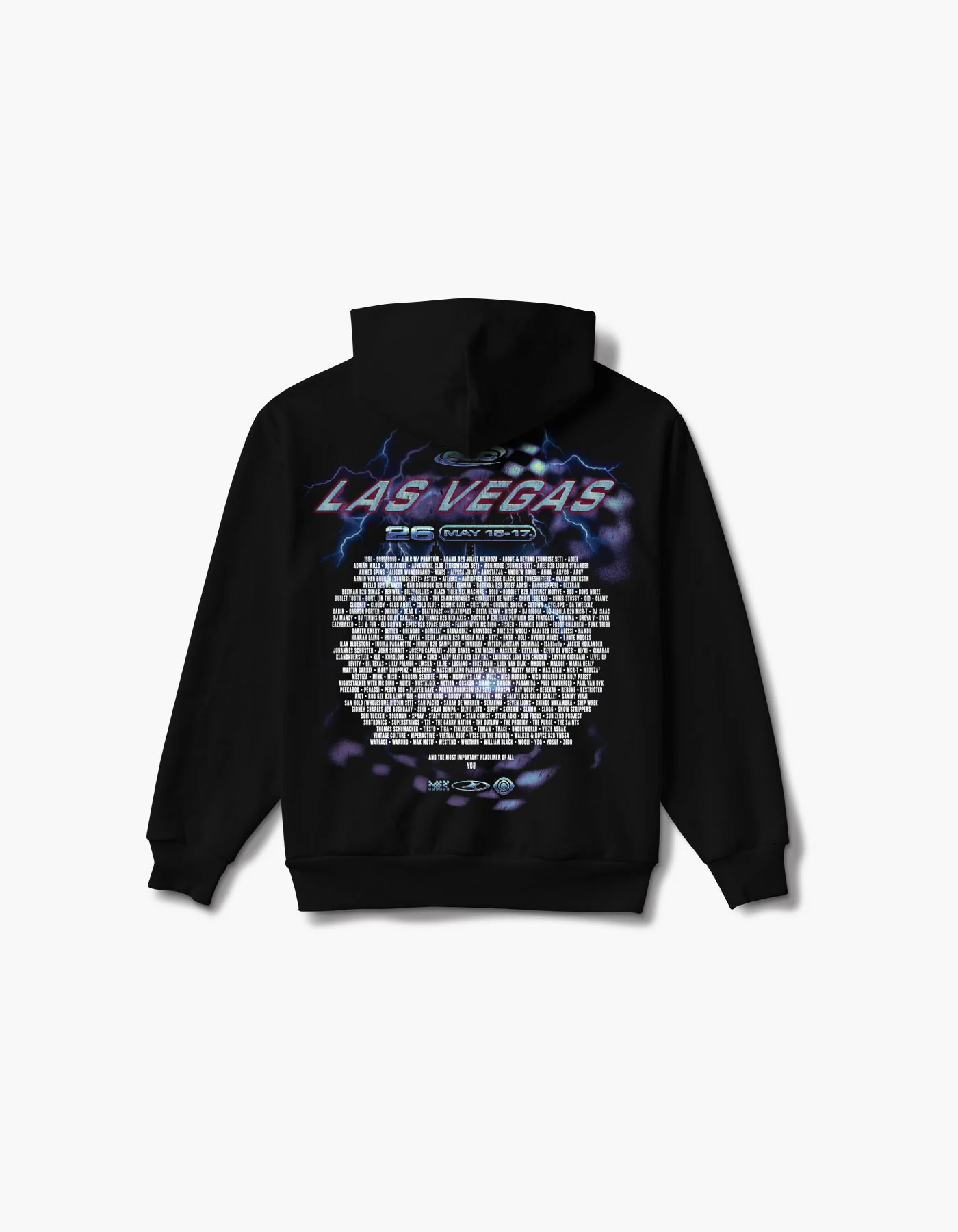 EDC 2026 Speedway Thunder Lineup Hoodie - Image 2
