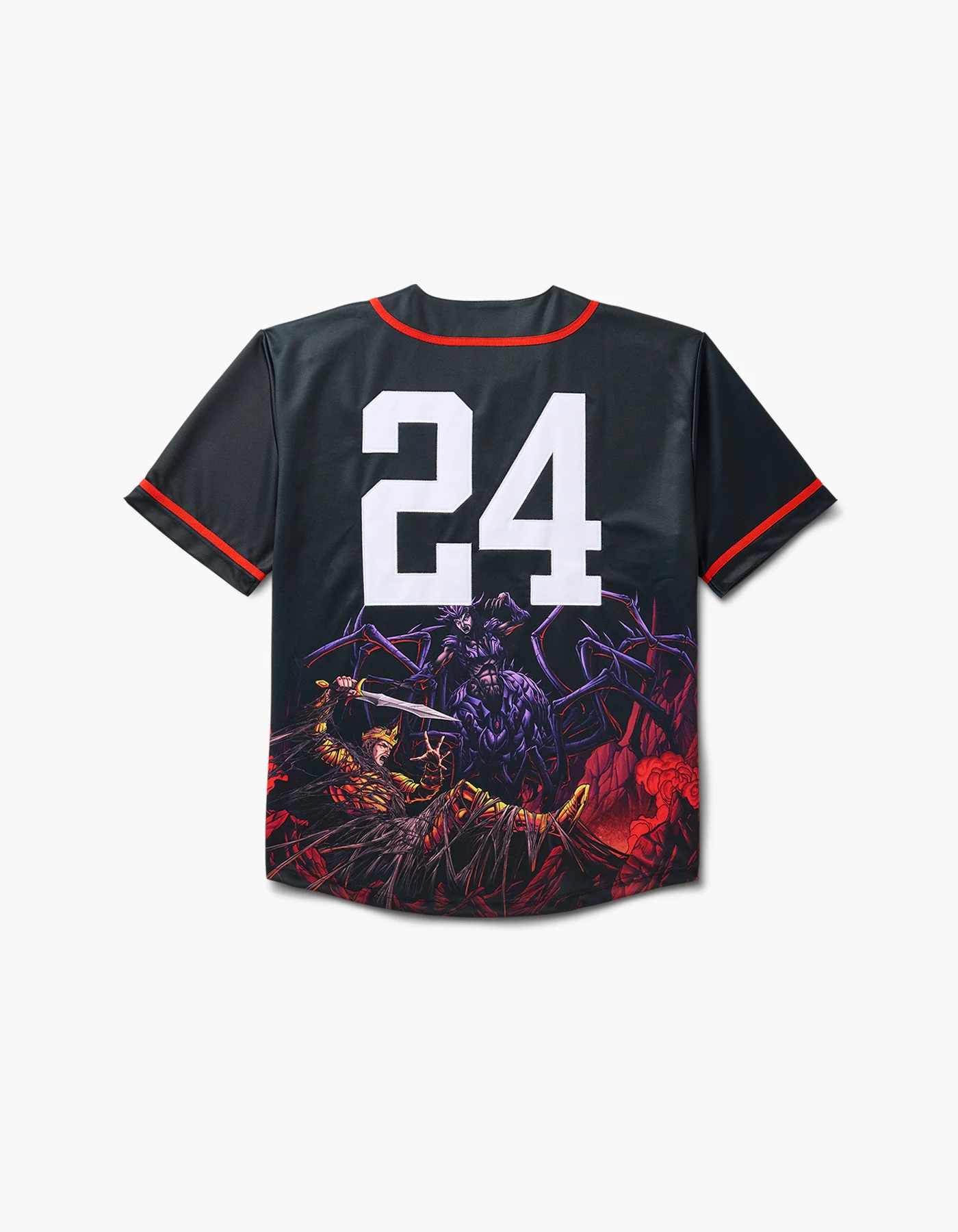 Forbidden Kingdom Spider Zone Baseball Jersey - Image 2
