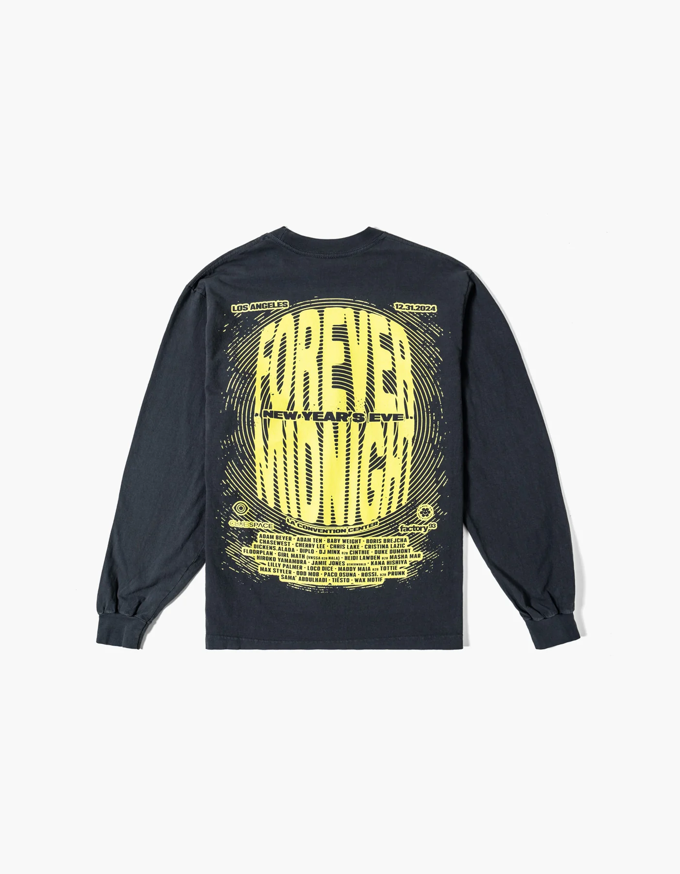 Techno Shape 2024 Lineup Long Sleeve Tee - Image 2