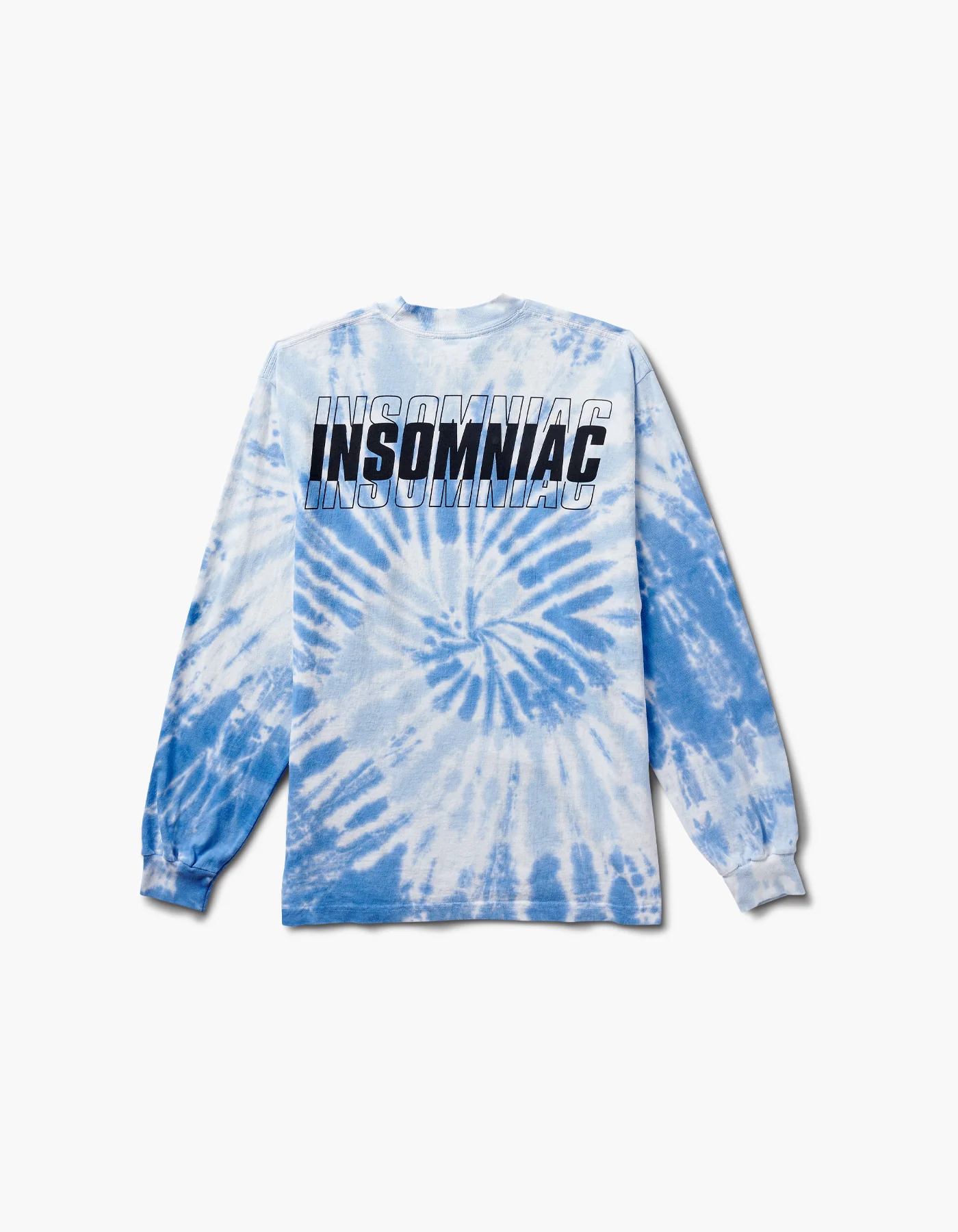 Three Eyes Insomniac Long Sleeve Tie Dye Tee - Image 2