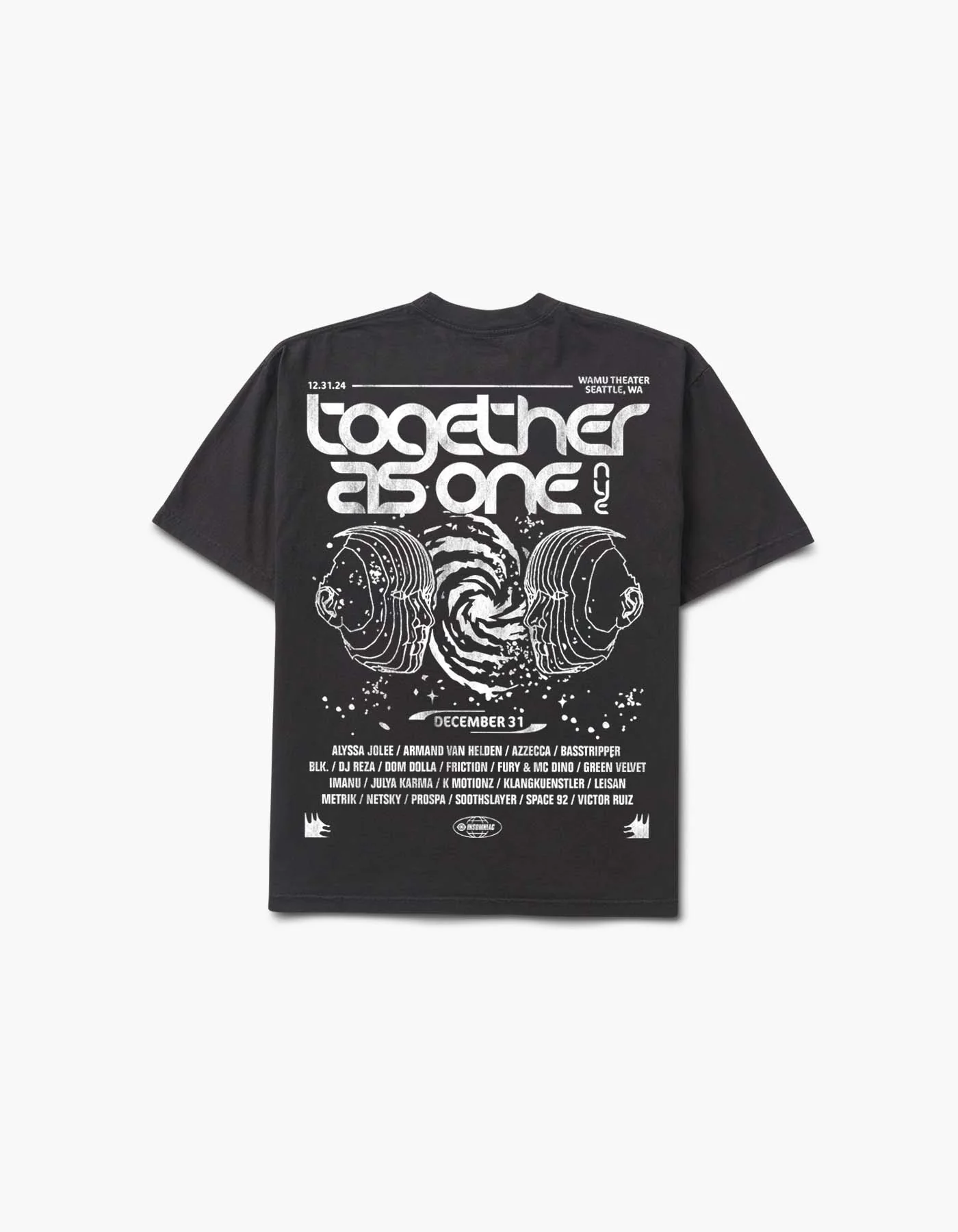 Together As One Vortex 2024 Lineup Tee - Image 2