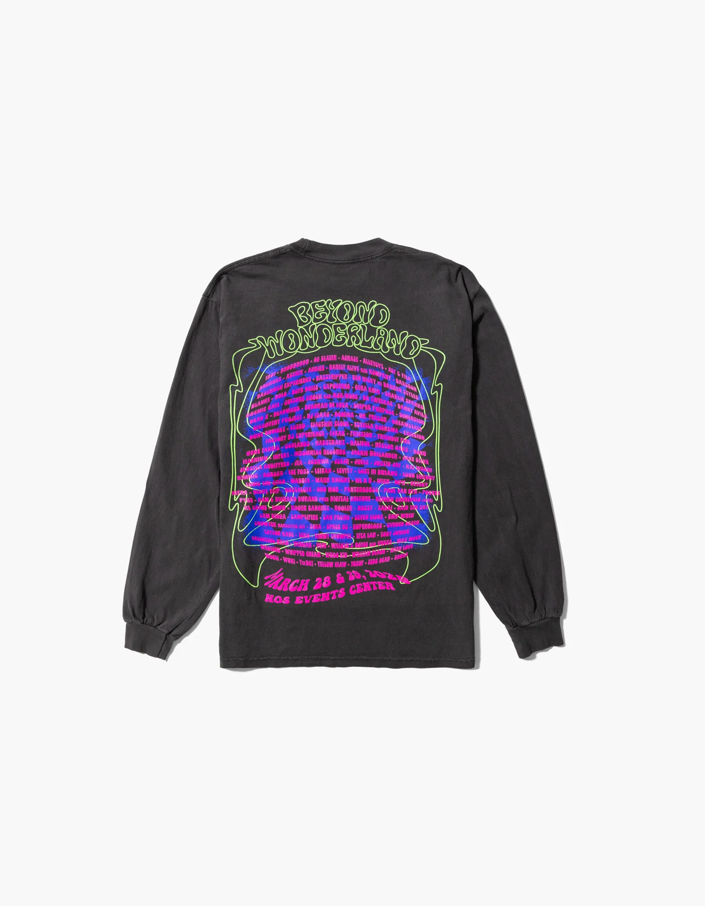 Trip To Beyond 2025 Lineup Long Sleeve Tee - Image 2