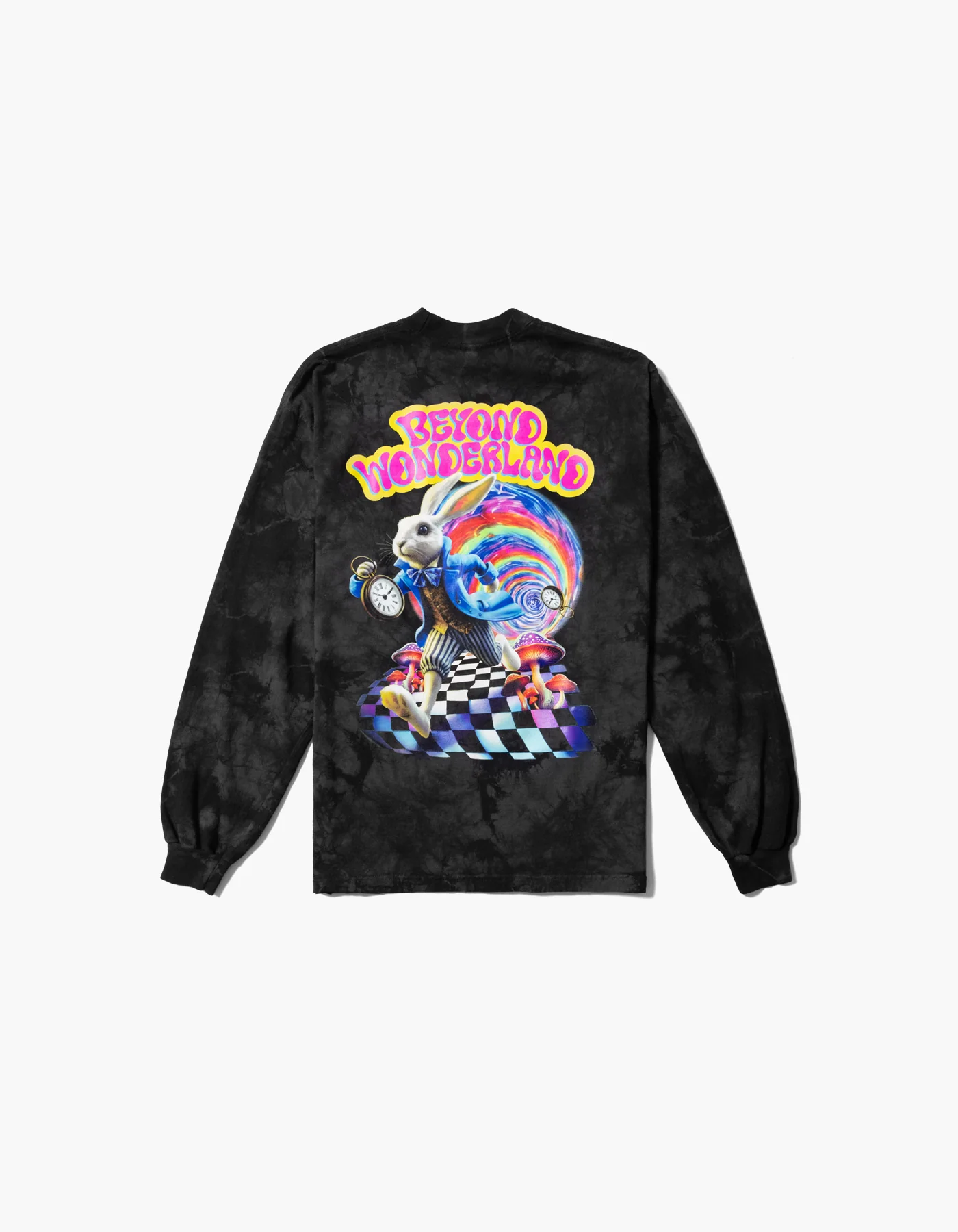 Where Is The Rabbit Tie Dye Long Sleeve Tee - Image 2